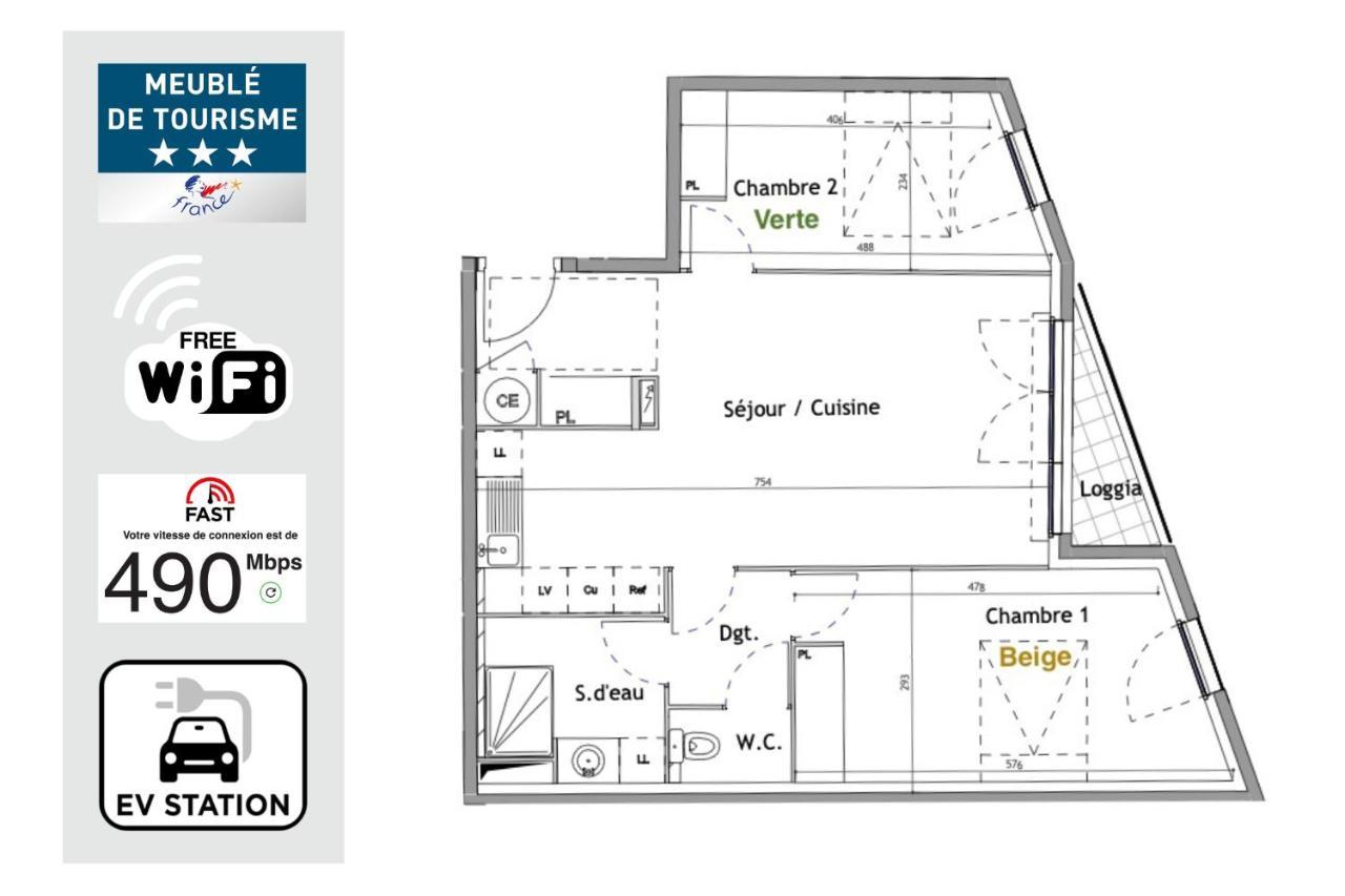 Nouveau - Jungle Montpeul - Clim - Wifi Fibre - Netflix - 5' Du Centre Et Gare - Parking - Loggia - 15' Des Plages มงต์เปอลิเยร์ ภายนอก รูปภาพ