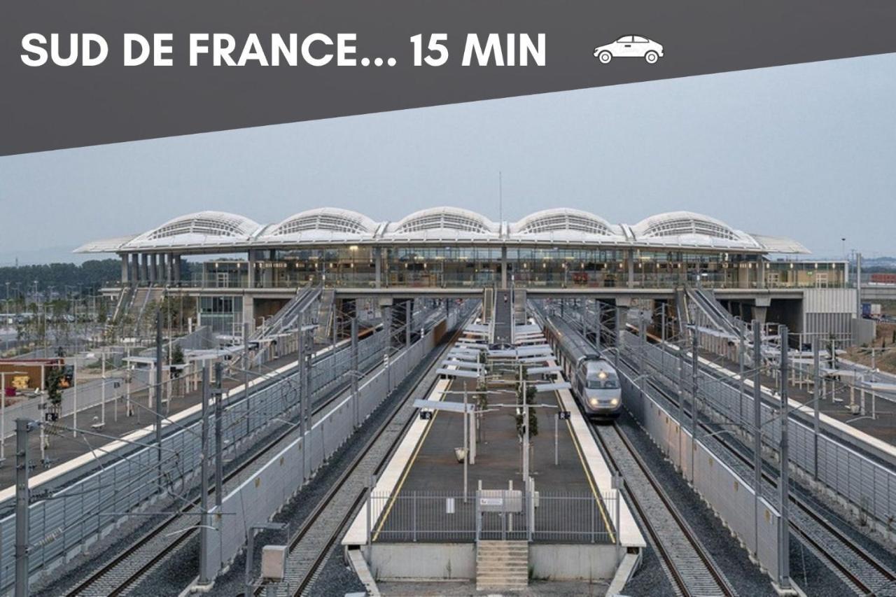 Nouveau - Jungle Montpeul - Clim - Wifi Fibre - Netflix - 5' Du Centre Et Gare - Parking - Loggia - 15' Des Plages มงต์เปอลิเยร์ ภายนอก รูปภาพ
