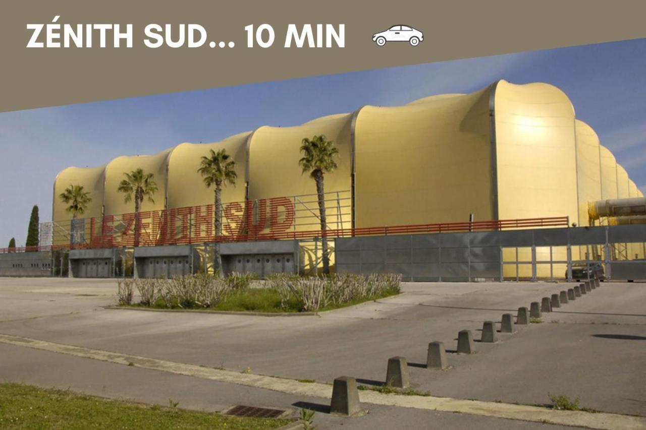 Nouveau - Jungle Montpeul - Clim - Wifi Fibre - Netflix - 5' Du Centre Et Gare - Parking - Loggia - 15' Des Plages มงต์เปอลิเยร์ ภายนอก รูปภาพ